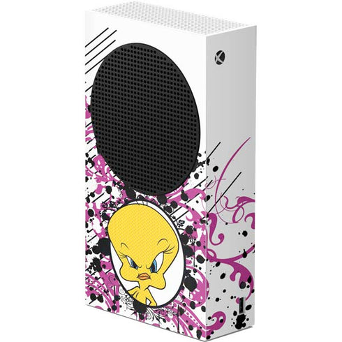 Looney Tunes Tweety Bird with Attitude Xbox Series S Console Skin